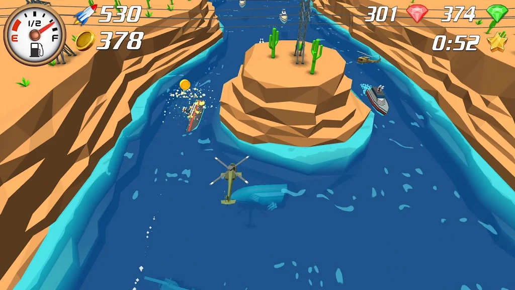河流突袭(直升机射击游戏)v1.2023.2 手机版截图1
