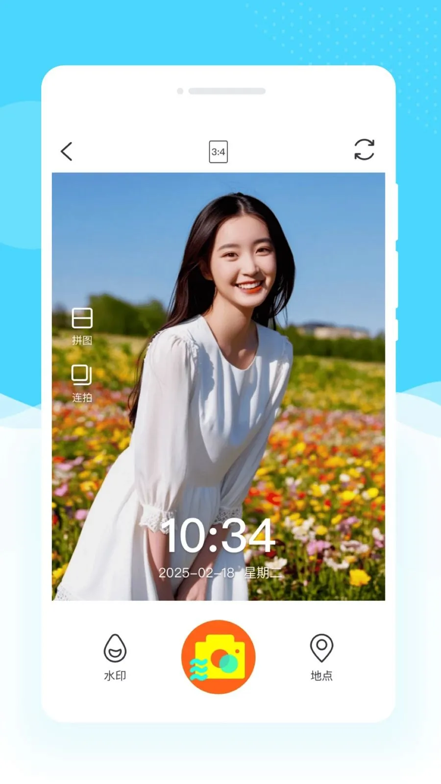 云朵水印相机(拍照水印软件)v1.0.0 手机版截图2
