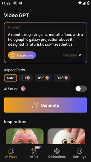 AI Video Generator�����ֻ���v1.7.5 �ٷ������ͼ0