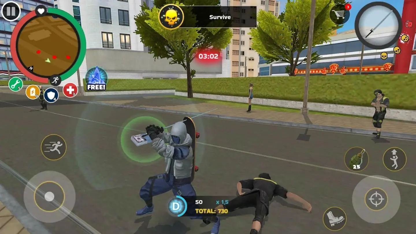 绳索英雄:罪恶之城2货币使用不减反增(超级英雄动作游戏)v1.9.2 官方正版截图1