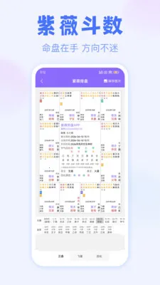 紫薇排盘(易学排盘工具)v3.1.0 免费版截图1