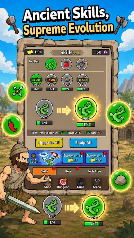 原始战利品之旅内置菜单版(原始战利品游戏)v1.2.2 免费版截图2