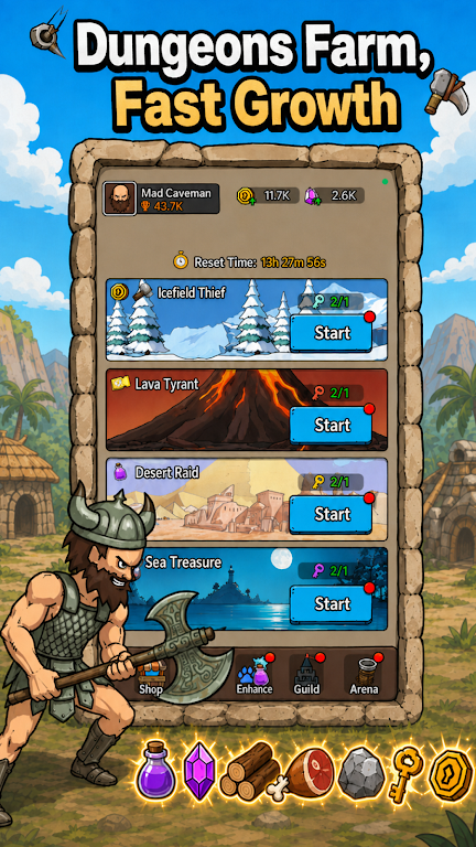原始战利品之旅内置菜单版(原始战利品游戏)v1.2.2 免费版截图3