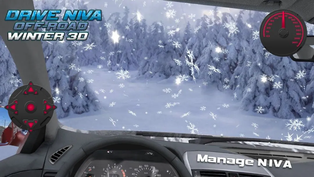 驾驶NIVA越野冬天3D(雪地越野游戏)v2.1 手机版截图0